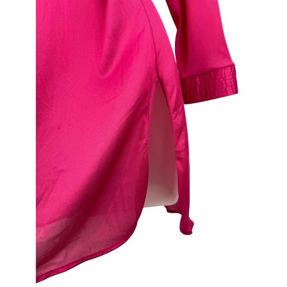 1960's JILL ANDREA NEW YORK hot pink toggle button babydoll - Picture 7 of 10